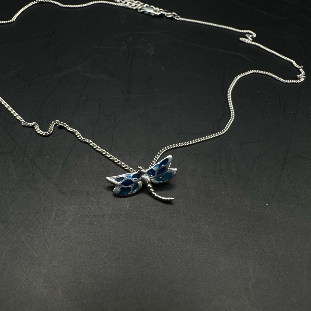 Silver 925 Dragonfly Necklace